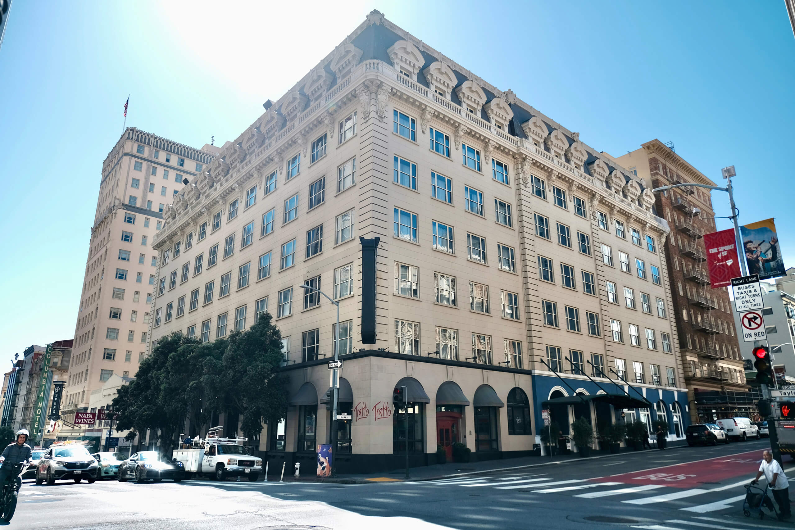 exterior view of the marker on a sunny day