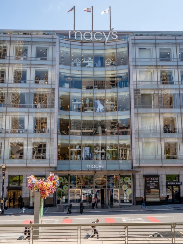 macys store front in union square san francisco
