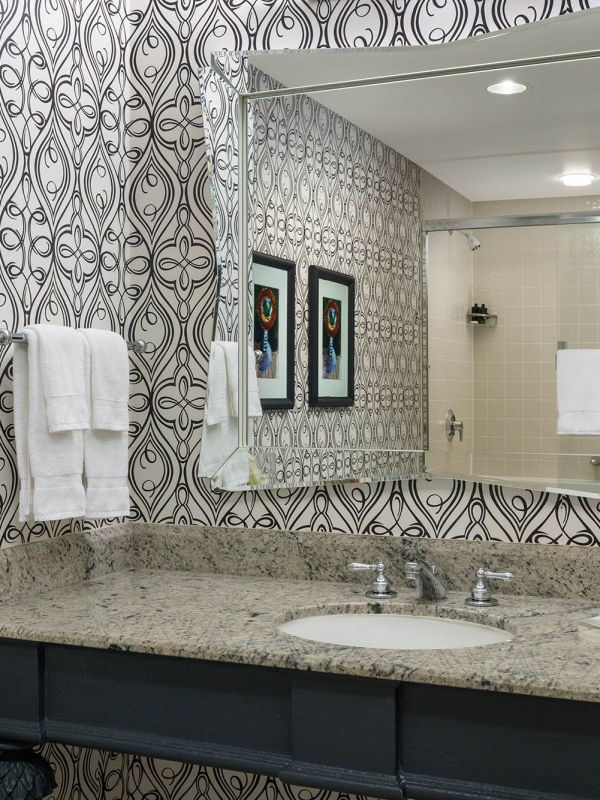 The bathroom in The Marker Junior suite