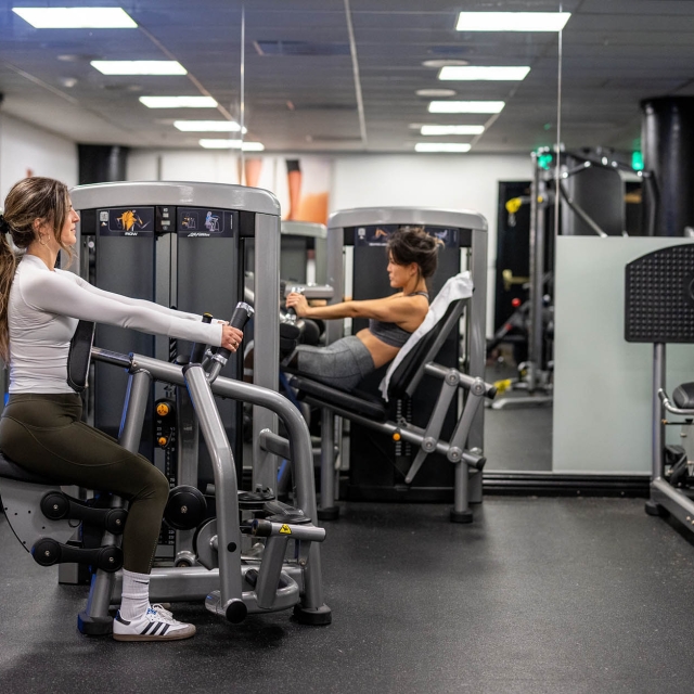 Women working out in the gym at The Marker