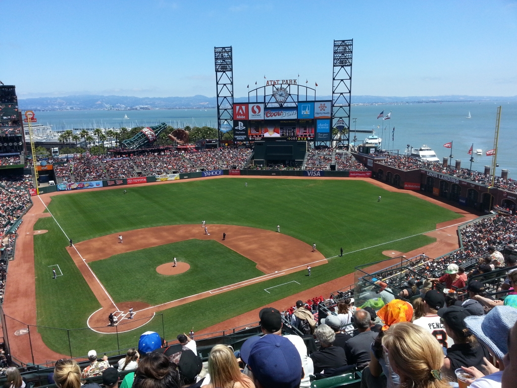 oracle park baseball field in san francisco