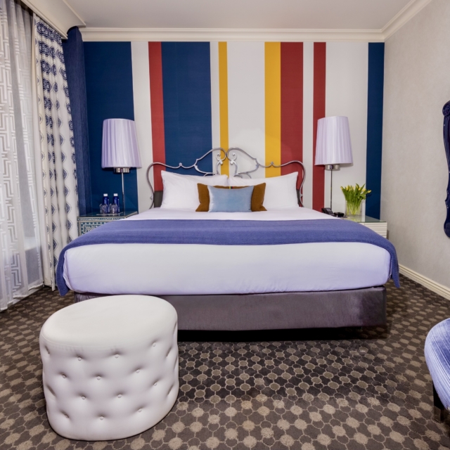 Deluxe king room at the hotel marker union square in san francisco