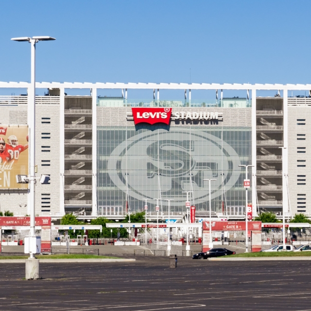 Exterior of the Levi's Stadium in San Fran